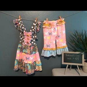 Tutu & Lulu Dress & Knicker Set. Size 3-4T. NWOT